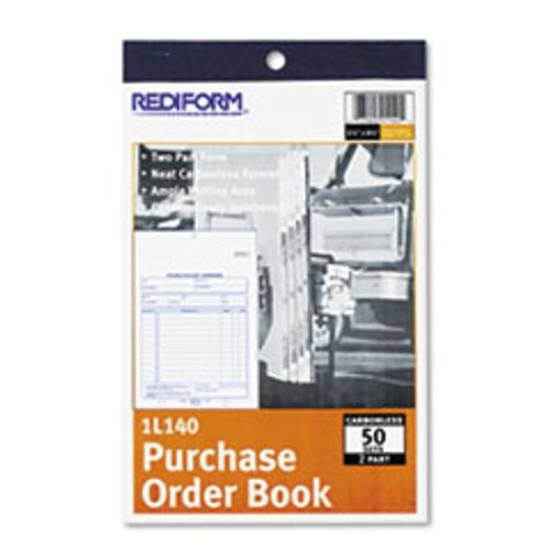 REDIFORM 1L140 PURCHASING FORMS,5-1/2X7-7/8,50/BK