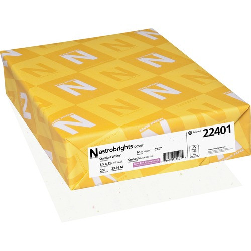 WAUSAU PAPERS 22401 CARD STOCK PAPER,65 LB., STARDUST WHITE WAUSAU PAPERS 22401 CARD STOCK PAPER,65 LB., STARDUST WHITE
