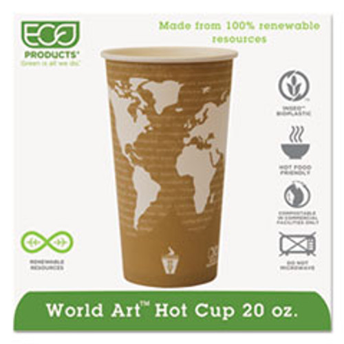 ECO-PRODUCTS EP-BHC20-WA HOT DRINK CUPS,TAN,1000/CARTON ECO-PRODUCTS EP-BHC20-WA HOT DRINK CUPS,TAN,1000/CARTON