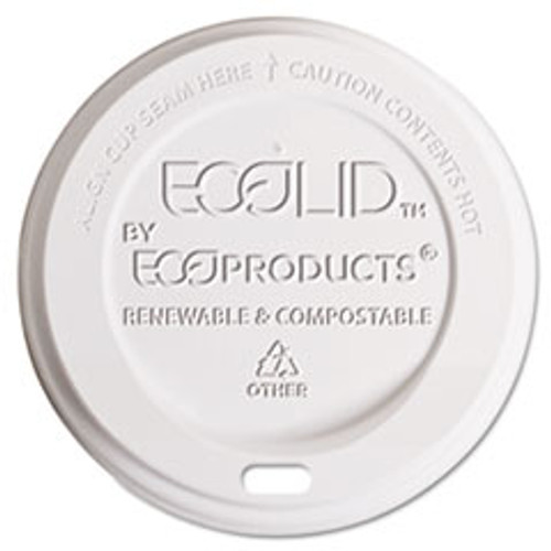 ECO-PRODUCTS EP-ECOLID-W HOT CUP LID,TRANSLUCENT,800/CT ECO-PRODUCTS EP-ECOLID-W HOT CUP LID,TRANSLUCENT,800/CT