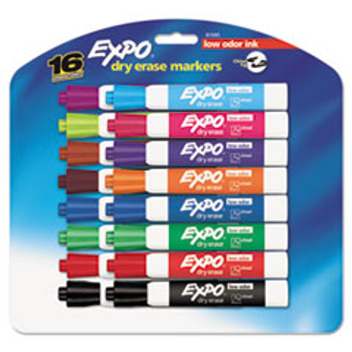 SANFORD CORPORATION 81045 DRY ERASE MARKER,ASSORTED,16/SET
