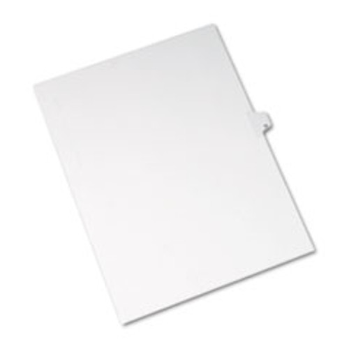 AVERY 82210 LEGAL SIDE TAB DIVIDER,LETTER,WHT,25/PK