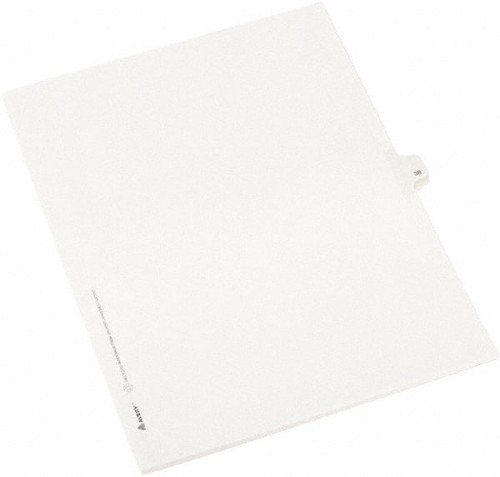 AVERY 82236 LEGAL SIDE TAB DIVIDER,LETTER,WHT,25/PK