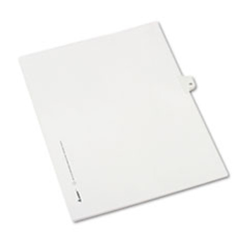AVERY 82213 LEGAL SIDE TAB DIVIDER,LETTER,WHT,25/PK
