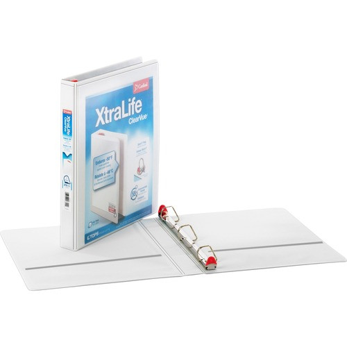 CARDINAL BRANDS INC. 26300CB BINDER,CLEARVUE, D RING, 1", WHITE