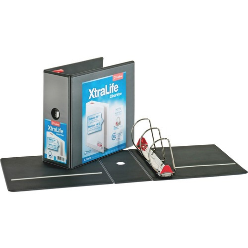 CARDINAL BRANDS INC. 26351CB BINDER,CLEARVUE, D RING, 5", BLACK
