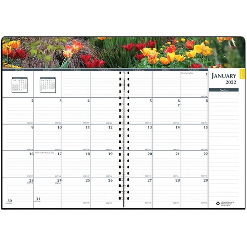 HOUSE OF DOOLITTLE 264632 MONTHLY PLANNER,JAN-DEC,7X10,GARDENS