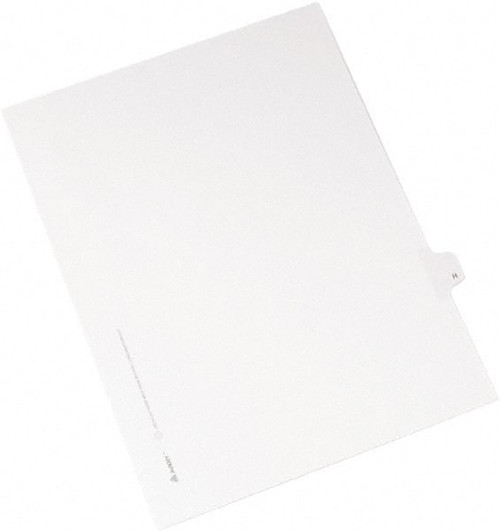 AVERY 82170 LEGAL SIDE TAB DIVIDER,LETTER,WHT,25/PK