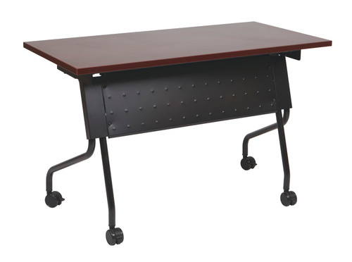 OFFICE STAR 84224BM 4' BLACK FRAME WITH MAHOGANY TOP