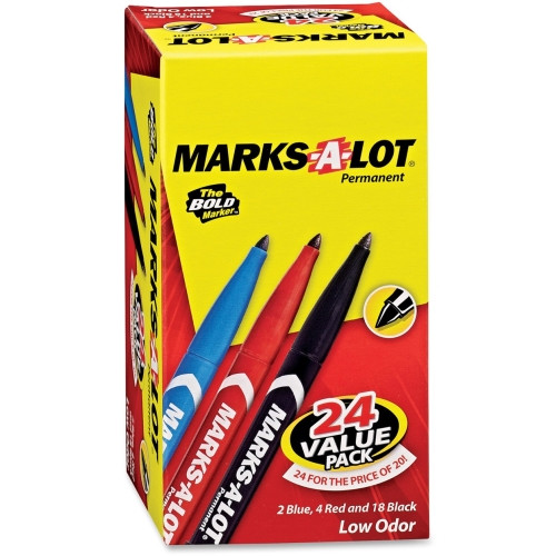 AVERY 29856 PERMANENT MARKERS, BULLET POINT