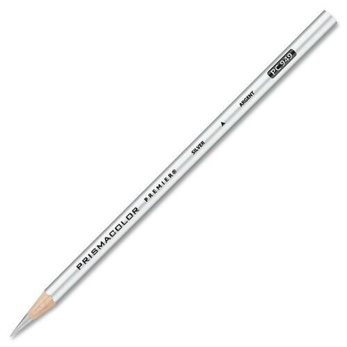 SANFORD CORPORATION 3375 PRISMA PENCIL,12/BX,METALLIC SILVER