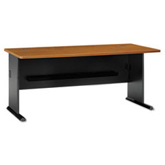 BUSH INDUSTRIES WC57472 DESK, 72"W,NATURAL CHERRY,SERIES A