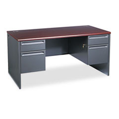 HON 38155NS PEDESTAL DESK, DOUBLE , 60"X30"X29 1/2"