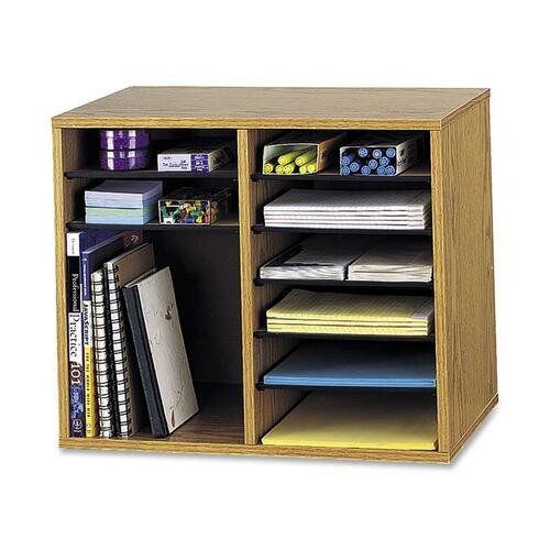 SAFCO 9420MO LITERATURE ORGANIZER,12 COMPARTMENTS