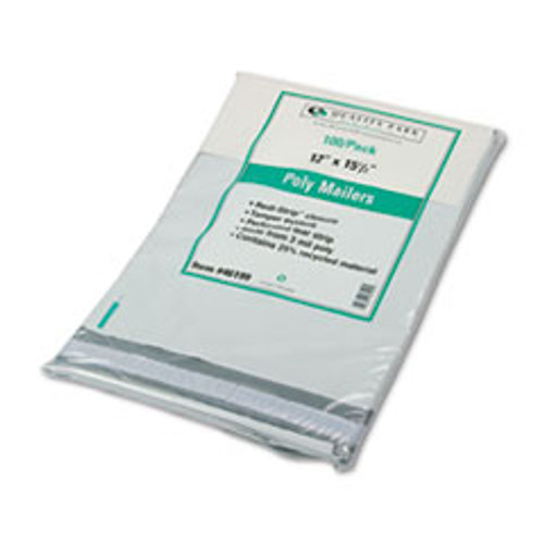 QUALITY PARK 46199 POLY ENVELOPES W/PERFORATION,100/PK,WE