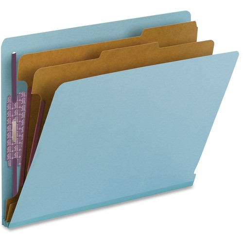 SMEAD MANUFACTURING CO. 26781 CLASSIFICATION FOLDER,SIX-SECTION, BLUE