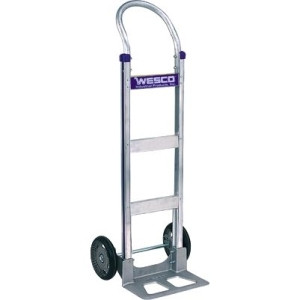 BOX PARTNERS WS1031 ALUMINUM HAND CART, SEMI-PNEUMATIC WHEEL