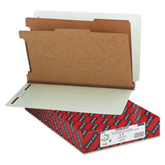 SMEAD MANUFACTURING CO. 29810 CLASSIFICATION FOLDER,GRAY-GREEN,10/BOX