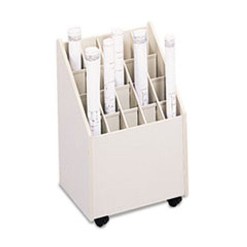 SAFCO 3082 MOBILE ROLL FILE,20 COMPARTMENTS