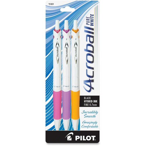 PILOT PEN CORPORATION 31859 PUREWHITE PEN,PINK/PURPLE/ORANGE BARREL