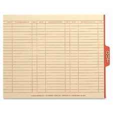 SMEAD MANUFACTURING CO. 63910 TAB OUT GUIDE, 15-1/4"X9-1/2",LEGAL