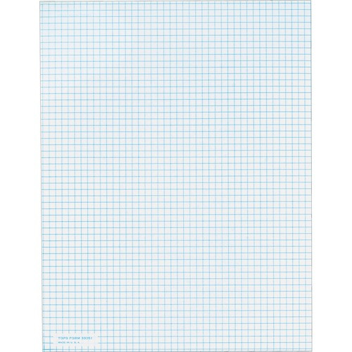 TOPS MANUFACTURING CO. 33051 PADS,8-1/2X11,50 SHEETS/PAD