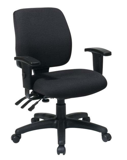 OFFICE STAR 33327-30 MID BACK DUAL FUNCTION ERGONOMIC CHAIR