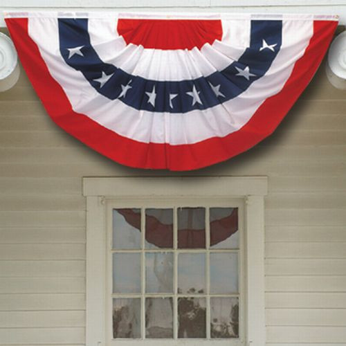 VALLEY FORGE FLAG CO 36636010-5-S POLYCOTTON FULL FAN FLAG WITH STARS