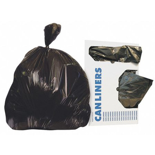 HERITAGE BAG H7658SK TRASH BAG,38X58,BLACK,LLDPE,PK100