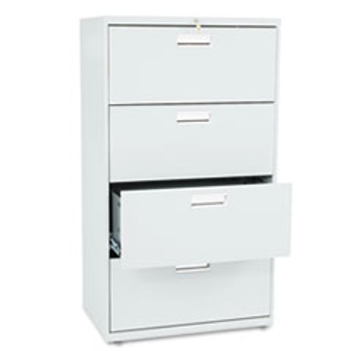 HON 674LQ 4 DRAWER LATERAL FILE, W/LOCK