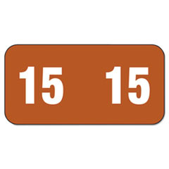 SMEAD MANUFACTURING CO. 67915 LABEL,CC YR15 FLAT,BR