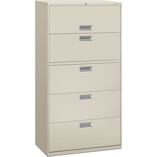 HON 685LQ 5 DRAWER LATERAL FILE, W/LOCK