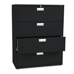 HON 694LP 4 DRAWER LATERAL FILE, W/LOCK