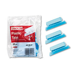 ESSELTE PENDAFLEX CORP. 42-BLU HANGING FILE FOLDER TABS, 1/5 TAB, TWO I