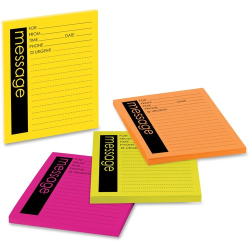 3M 76794 3M  PHONE MESSAGE PADS,STICKY,4"X5",50 S
