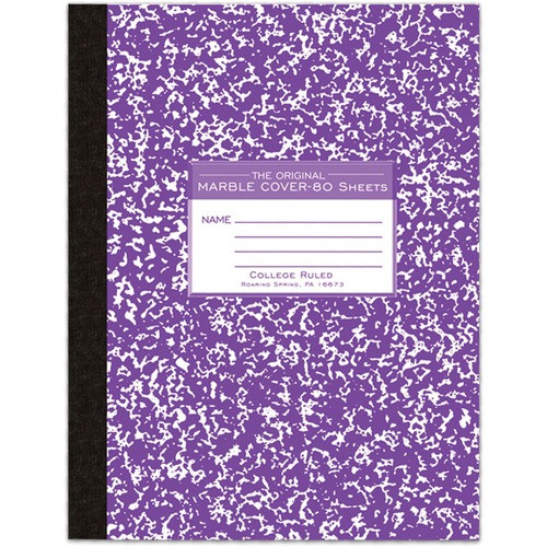 ROARING SPRING PAPER PRODUCTS 77480 NOTEBOOK,FLX,MRB,CMP,80CT
