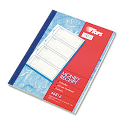 TOPS MANUFACTURING CO. 46816 MONEY AND RENT RECEIPT BOOKS,400 SETS