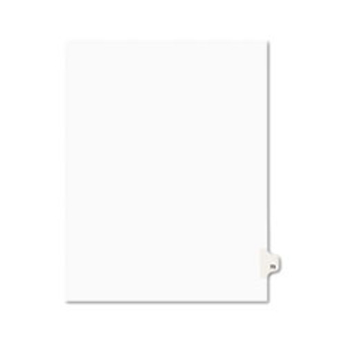 AVERY 01073 TAB DIVIDER, 73,LETTER,WHITE,25/PACK AVERY 01073 TAB DIVIDER, 73,LETTER,WHITE,25/PACK