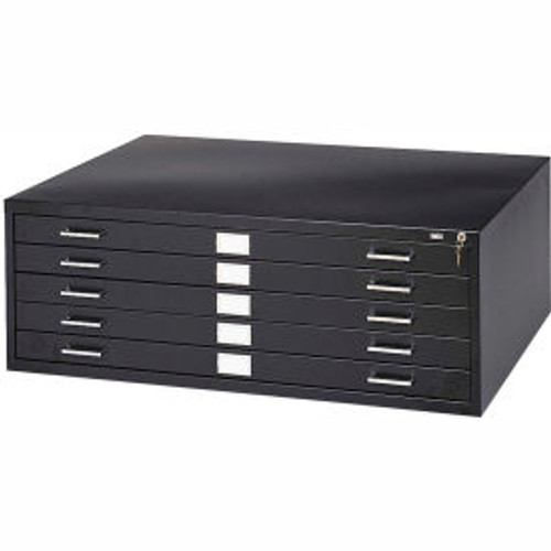 SAFCO 4994BLR 5 DRAWER STEEL FLAT FILE FOR 24" X 36" D