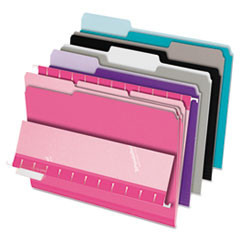 ESSELTE PENDAFLEX CORP. 421013ASST2 FILE FOLDERS,1/3 CUT TOP TAB,LETTER