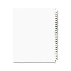 AVERY 01345 TAB DIVIDER, 376-400,LETTER,WHITE,1 SET