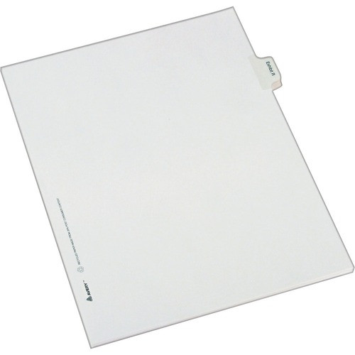 AVERY 82124 LEGAL EXHIBIT INDEX R, 25/PK, 1/10 CUT