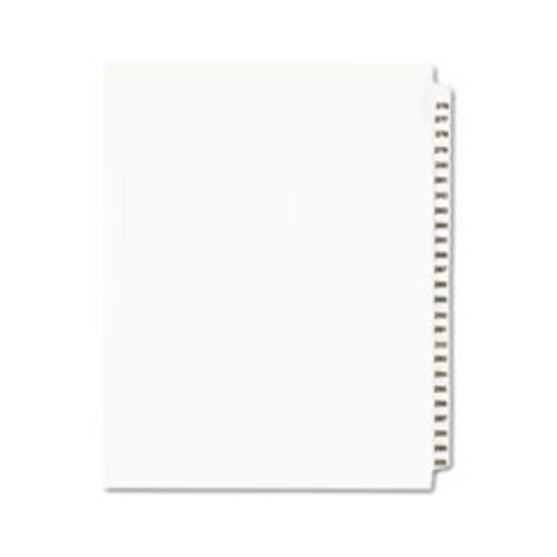 AVERY 01341 TAB DIVIDER, 276-300,LETTER,WHITE,1 SET