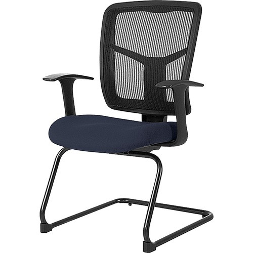 LORELL 8620201 LORELL  MESH/FABRIC GUEST CHAIR, 27"X27-