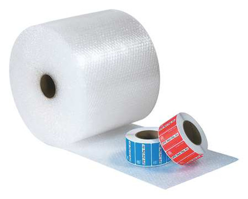 BOX PARTNERS BWUP1248 UPSABLE AIR BUBBLE ROLLS, 1/2" X 48" X 1