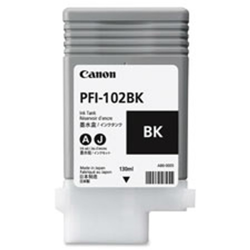 CANON 0895B001AA PFI-102BK BLACK INK TANK 130ML