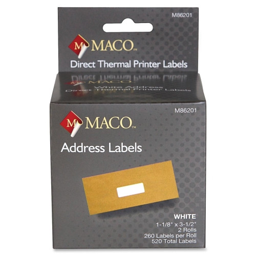 MACO TAG & LABEL M86201 LABEL,PRTR,DRCTTHRM,ADD,260