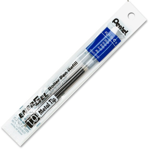PENTEL LR10C LIQUID GEL REFILL,METAL TIP,BOLD,BLUE