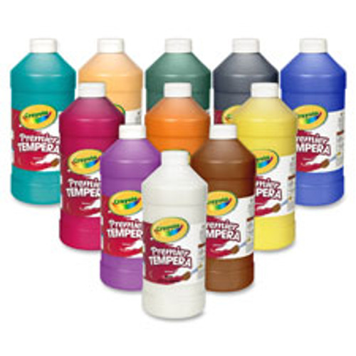 CRAYOLA 541232042 TEMPERA PAINT,PREMIER,BLUE,32 OZ