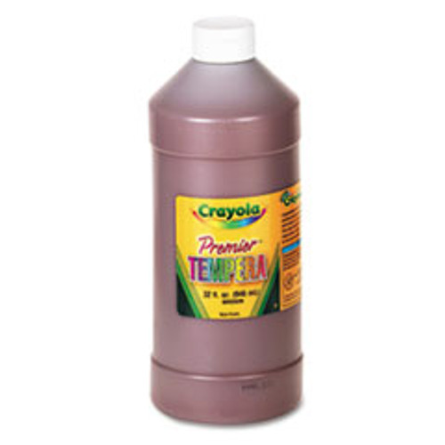 CRAYOLA 541232007 TEMPERA PAINT,PREMIER,BROWN,32 OZ CRAYOLA 541232007 TEMPERA PAINT,PREMIER,BROWN,32 OZ
